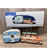 Dept 56 - Woody Station Wagon Pulling Camper &quot;On the Road Again&quot; 1996 - £26.45 GBP
