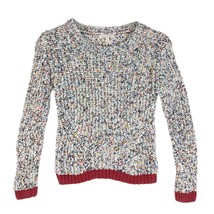 SKIES ARE BLUE Women&#39;s XS Garsie Space Dye Confetti Pullover Sweater 100% Cotton - £15.24 GBP