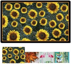 Sunflower Print Decorative Floor Mat Indoor Entrance Mats for Home 29x17 - £17.92 GBP