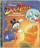Disney DUCT TALES Hunt for Giant Pearl Little Golden Book 19 - £15.92 GBP