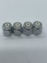 4PCS Silver Car Wheel Tire Valve Stems Caps Tyre Valve Covers for Merced... - $211.63 MXN