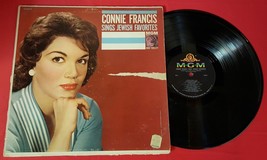 Connie Francis Sings Jewish Favorites Vinyl Record MGM E3869 Geoff Love - £4.65 GBP
