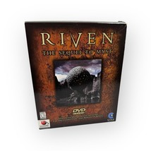 Riven: The Sequel to Myst DVD-ROM PC Big Box Game New Sealed in Worn Box - $15.00