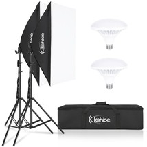 86&quot; Photography Studio Led Lamp Softbox Lighting Soft Box Light Stand Kit - $87.99