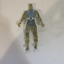 TOY BIZ 1992 MARVEL ACTION FIGURE ICEMAN CLEAR/YELLOW  4.75&quot; COLOR CHANGING - £4.37 GBP