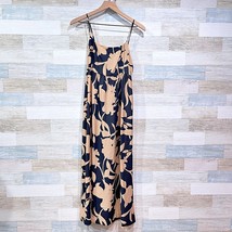 A New Day Best Ever Midi Dress Black Tan Floral Tie Back Sleeveless Wome... - $19.79