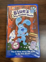 Blues Clues: Blues Big Musical Movie VHS 2000 Nickelodeon Paramount Blue Tape - £11.18 GBP