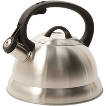 Mr. Coffee Flintshire 1.75 Qt. Stainless Steel Whistling Tea Kettle - £36.98 GBP