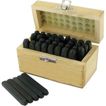36 Piece Letter &amp; Number Punch Stamp Metal Alphabet Stamping Pressing Ki... - $25.70