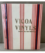Vtg 1970s Vicoa Vinnyl Fabric Backed Vinyl Wallpaper Sample Book Craft A... - $73.32 CAD