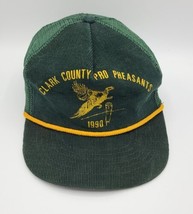 Clark County Pro Pheasants 1990 South Dakota Baseball Hat Mens Adjustable Green - £15.50 GBP