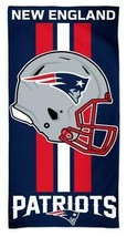 NFL New England Patriots Beach Towel 30x60 - Vertical Helmet - $14.92