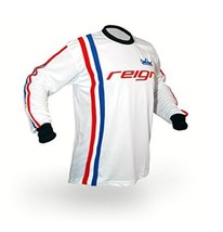 Vintage motocross enduro trial MTB downhill MX jersey white long sleeve t-shirt - £28.77 GBP