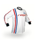 Vintage motocross enduro trial MTB downhill MX jersey white long sleeve ... - $674.25 MXN