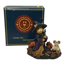 Boyds Bears figurine &quot;Sabrina &amp; Boo Purrfect Treats&quot; Style #81010 Halloween - $40.21