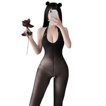 AIZHIWENG Elegant Women&#39;s Fishnet Bodysuit - Black Lingerie Bodysuit - One Size  - £5.40 GBP