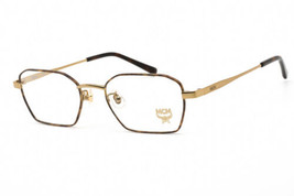 MCM MCM2130A 724 Shiny Gold/Havana 52mm Eyeglasses New Authentic - £50.47 GBP