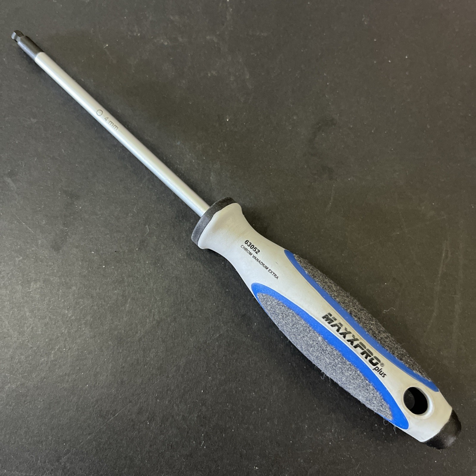 Witte Maxxpro Plus 63052 4mm Ball Hex Driver No Slip Flocking Grip Germa... - $14.84