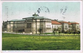 Postcard Carnegie Institute Pittsburgh Pennsylvania - $4.94