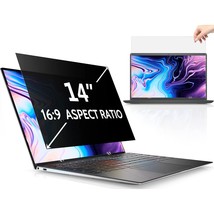 14 Inch Laptop Privacy Screen For 16:9 Computer Monitor, Anti Glare Blue... - $38.94
