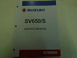 1999 2000 2001 2002 Suzuki SV650/S Service Repair Workshop Manual NEW - $159.99