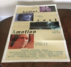 Bodies, Rest &amp; Motion Movie Poster Folded Bridget Fonda Eric Stoltz Tim ... - $18.49