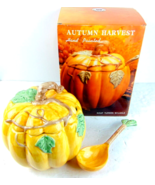 Vintage Benchmark Home Products Autumn Harvest Hand Painted  Soup Tureen... - £54.36 GBP