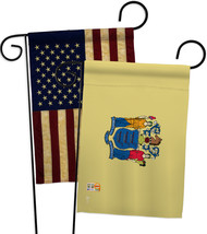 New Jersey - Impressions Decorative USA Vintage - Applique Garden Flags Pack - G - £24.83 GBP