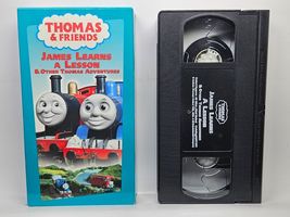 Thomas &amp; Friends James Learns A Lesson VHS 2001 Ringo Starr Anchor Bay - $8.90