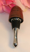 New Hand Crafted / Turned Eastern Walnut Wood Wine Bottle Stopper Great ... - £15.62 GBP
