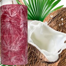 Vanilla Coconut Scented Palm Wax Pillar Candle Hand Poured - £19.75 GBP+