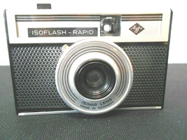 Vintage Agfa Isoflash-Rapid Camera with Isinar Lens and Case - £7.78 GBP