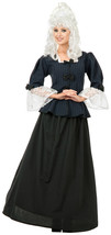 Charades Women&#39;s Martha Washington Colonial Woman Costume Dress, Large - £123.82 GBP