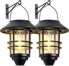 Solar Lantern Outdoor Lights Hanging Waterproof Lantern Lights with Wall Mount K - $90.62