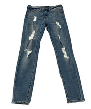 Aero High Rise Distressed Leggings Blue Jeans Sz 2 Regular - $15.00