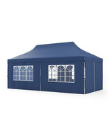 10 x 20 FT Pop up Canopy with 6 Sidewalls and Windows and Carrying Bag f... - €258,86 EUR