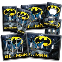 Retro Batman Superhero Light Switch Outlet Wall Plates Game Play Geek Room Decor - £9.42 GBP+