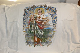 San Judas Tadeo Oracion Necklace Judas Thaddeus Saint Jude T-SHIRT Shirt - £10.90 GBP