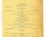 SS Jamaica Merchant Menu 1930&#39;s Jamaica Direct Fruit Line  - £35.57 GBP
