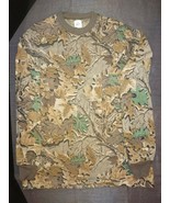 BILL JORDANS ADVANTAGE TREE LEAF CAMOUFLAGE LONG SLEEVE SHIRT LARGE W/ P... - £21.64 GBP