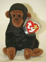 Ty Original Beanie Baby Congo Gorilla Beanbag Plush Toy Swing &amp; Tush Tags d - £13.47 GBP