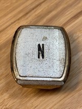 Vintage London Silver Plated Initial N Belt Buckle Estate Jewelry Find K... - £19.47 GBP