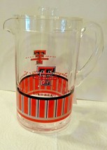 Texas Tech &quot;Go Red Raiders&quot; Acrylic Pitcher - £8.78 GBP