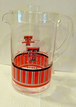 Texas Tech &quot;Go Red Raiders&quot; Acrylic Pitcher - £8.64 GBP