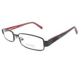 FLOAT Milan Kids Eyeglasses Frames KF315 MBLK Black Red Rectangular 48-16-130 - £29.13 GBP