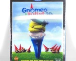 Gnomeo &amp;  Juliet (3-Disc 3D &amp; 2D Blu-ray/DVD, 2011) w/ Slipcover ! - £11.04 GBP