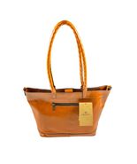NWT Patricia Nash Mallory Convertible Leather Tote Shoulder bag Sun Yellow - €157,72 EUR
