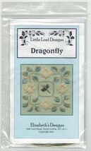 Little Leaf Designs Cross Stitch Chart - Dragonfly with Charm Elizabeth ... - $14.59
