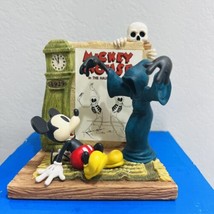Disney Mickey Mouse The Haunted House Figurine Enesco Halloween Vintage - $167.37