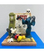 Disney Mickey Mouse The Haunted House Figurine Enesco Halloween Vintage - £109.11 GBP